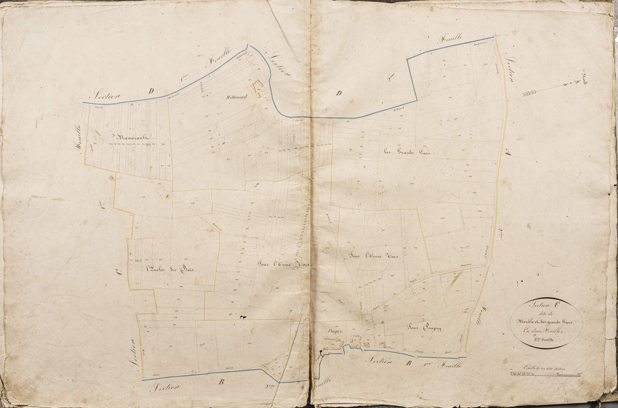 Section C, Maurâle et les Grands Gars, feuille 2.