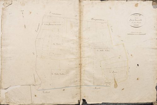 Section D, les Bas de Domainville, feuille 2.