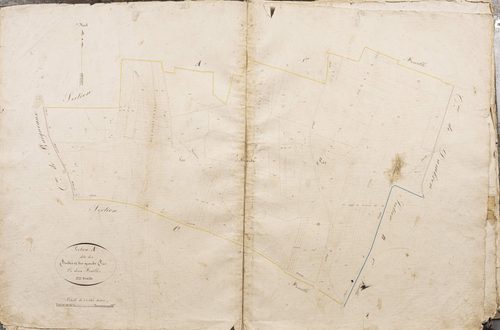 Section A, les Bordes et les Grands Prés, feuille 2.