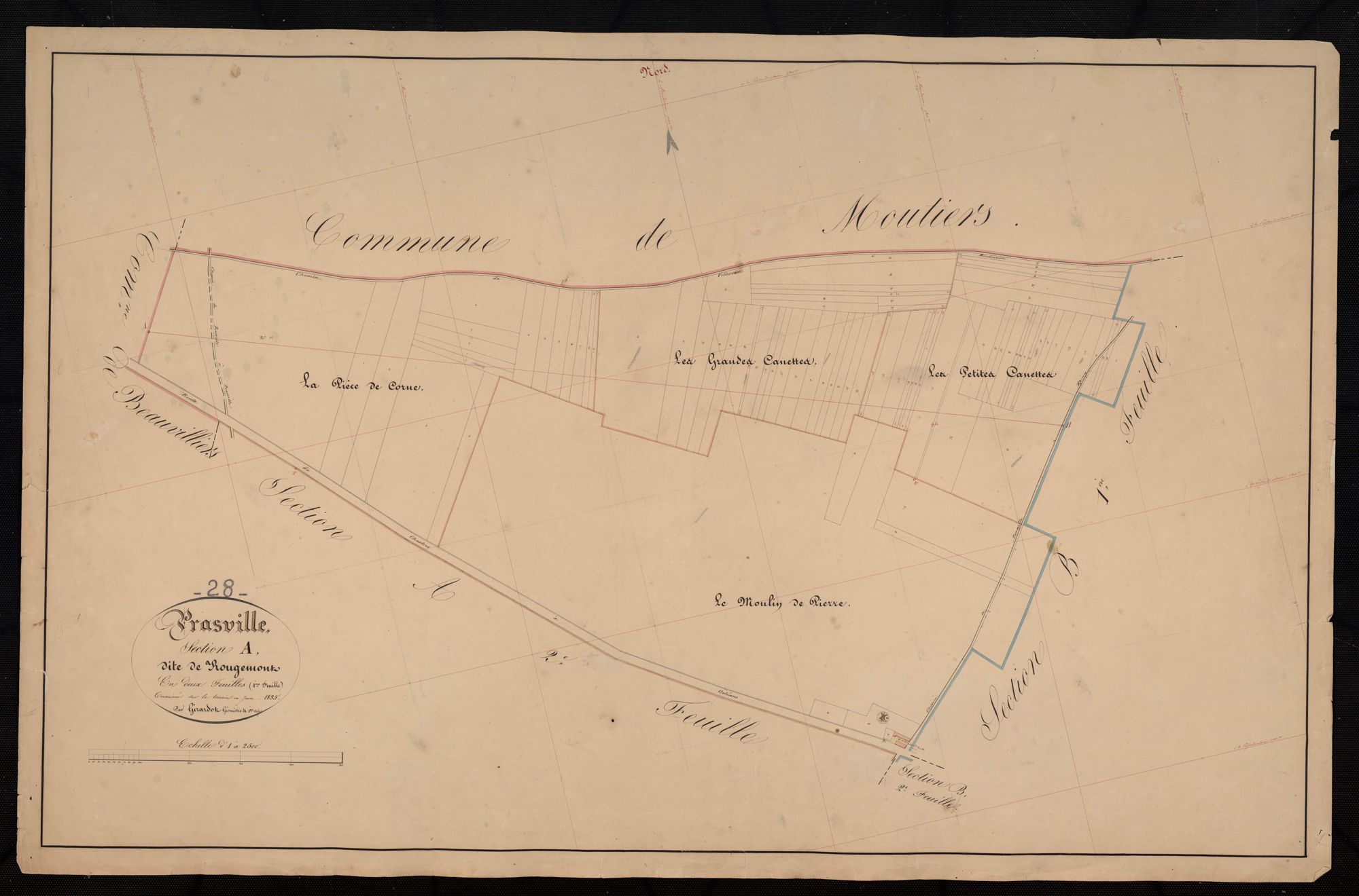 Section A, Rougemont, feuille 1.