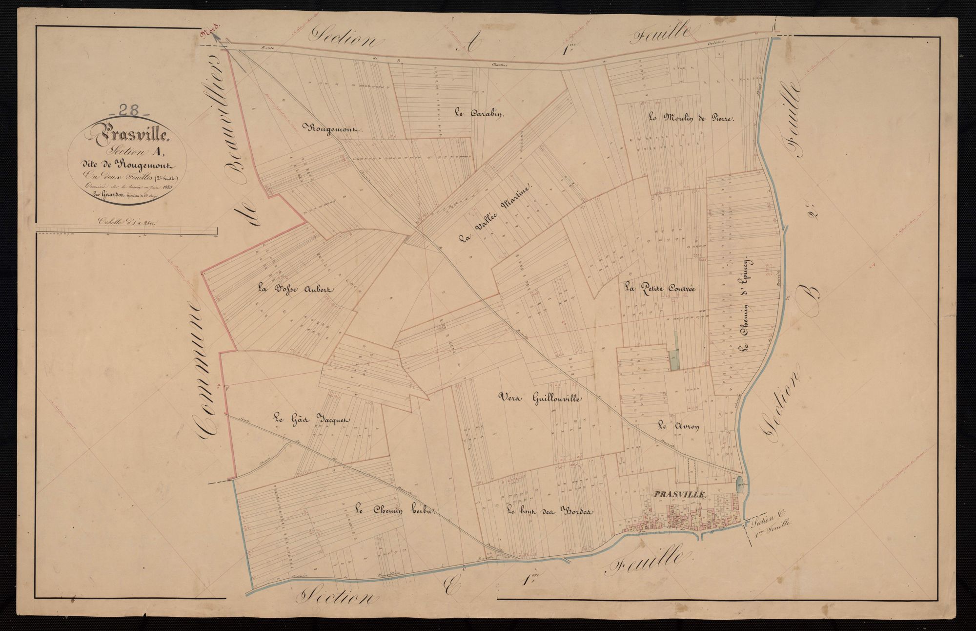 Section A, Rougemont, feuille 2.