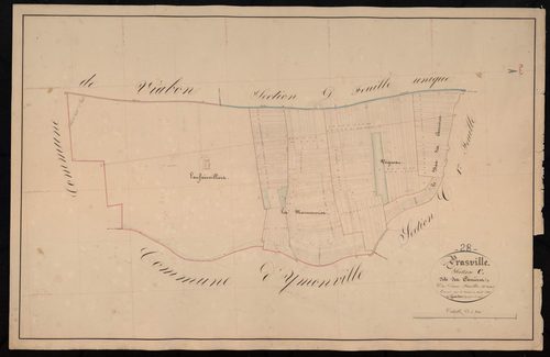 Section C, les Carrières, feuille 2.