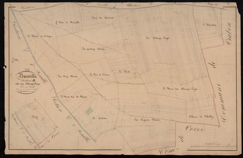 Section D, les Champs Longs, en une feuille.