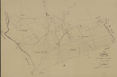 Section A, Villeneuve et les Vallées, feuille 1.