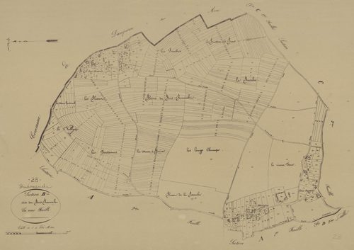 Section B, le Bois Renault, en une feuille.