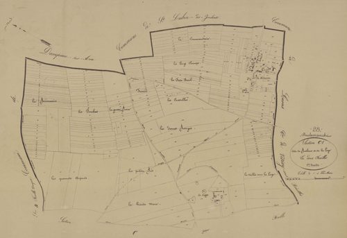 Section C, Presleux et la Loge, feuille 1.