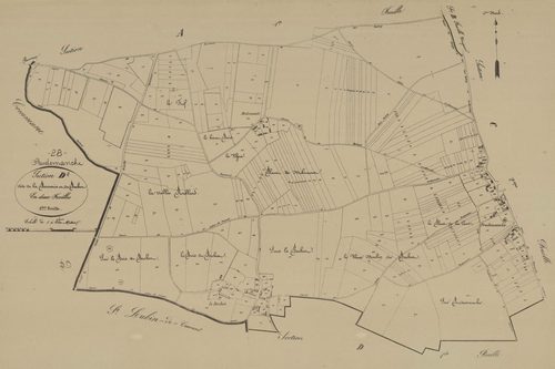 Section D, la Bouverie et le Béchet, feuille 2.