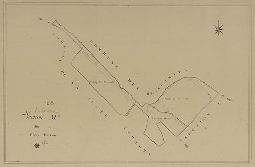 Section M, le Vieux Harron, en une feuille.
