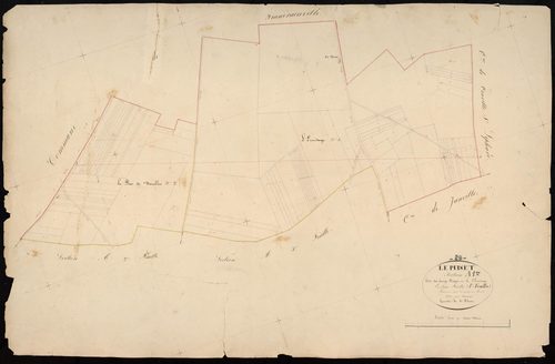 Section A, les Longs Réages et l'Ermitage, feuille 1.
