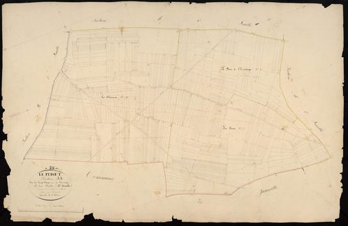 Section A, les Longs Réages et l'Ermitage, feuille 3.
