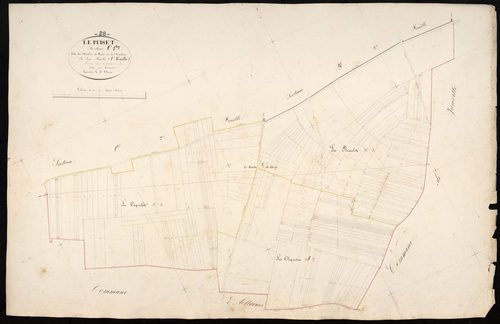 Section C, le Moulin de Pierre et le Mortier, feuille 1.