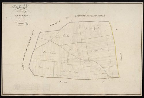Section B, la Coudre, en une feuille.