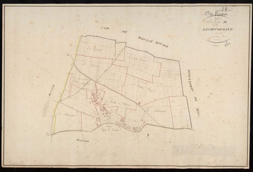 Section D, le Creuse Raye, en une feuille.