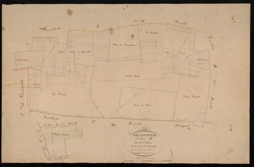 Section B, l'Eglise, feuille 2.