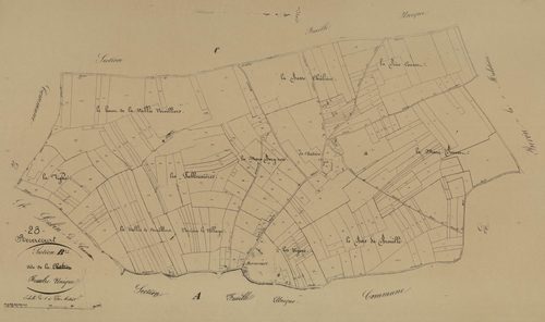 Section B, la Châlière, en une feuille.
