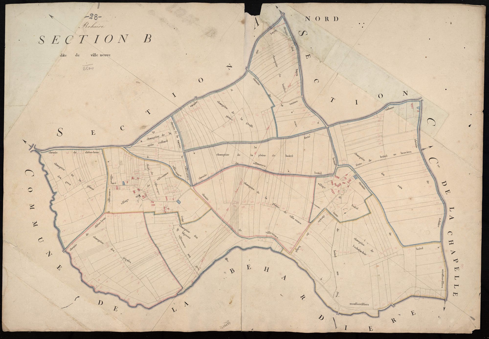 Section B, Ville-Neuve, en une feuille.