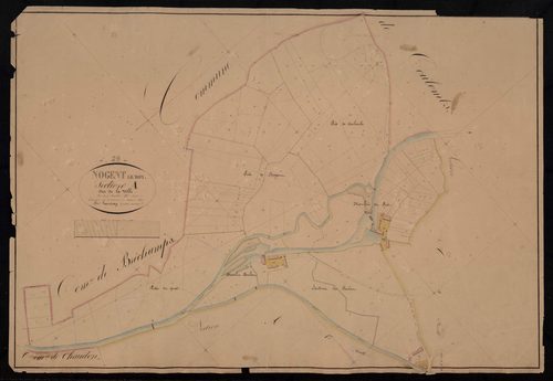 Section A, la Ville, feuille 2 / Terminée par Monsieur Lamiray, Géomètre secondaire.