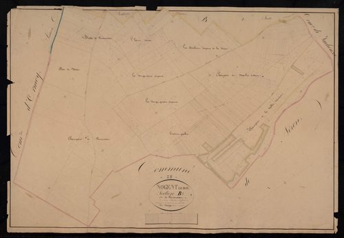 Section B, Perronceau, feuille 1.