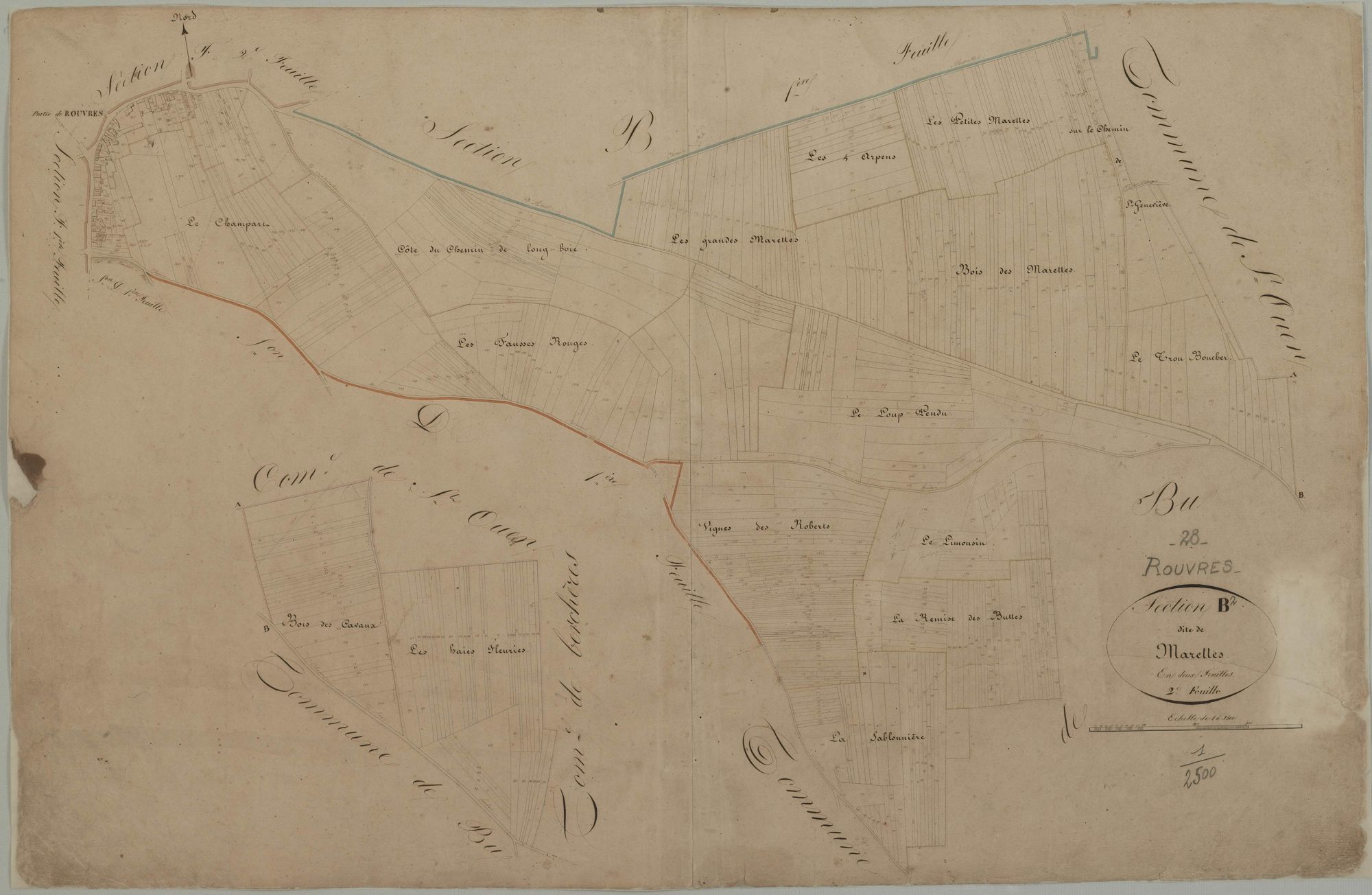 Section B, Marettes, feuille 2.