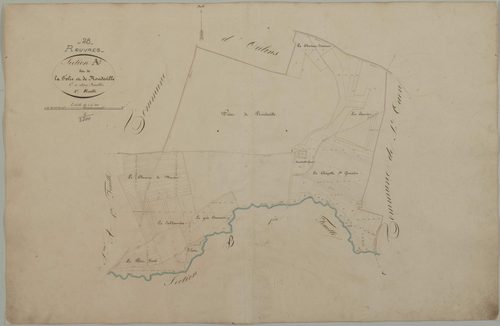Section A, la Folie de Rondeville, feuille 2.