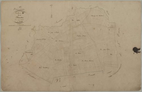 Section B, Marettes, feuille 1.