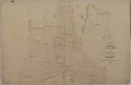 Section D, les Hautes Lisières, feuille 2.