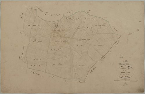 Section E, les Nonains, feuille 1.