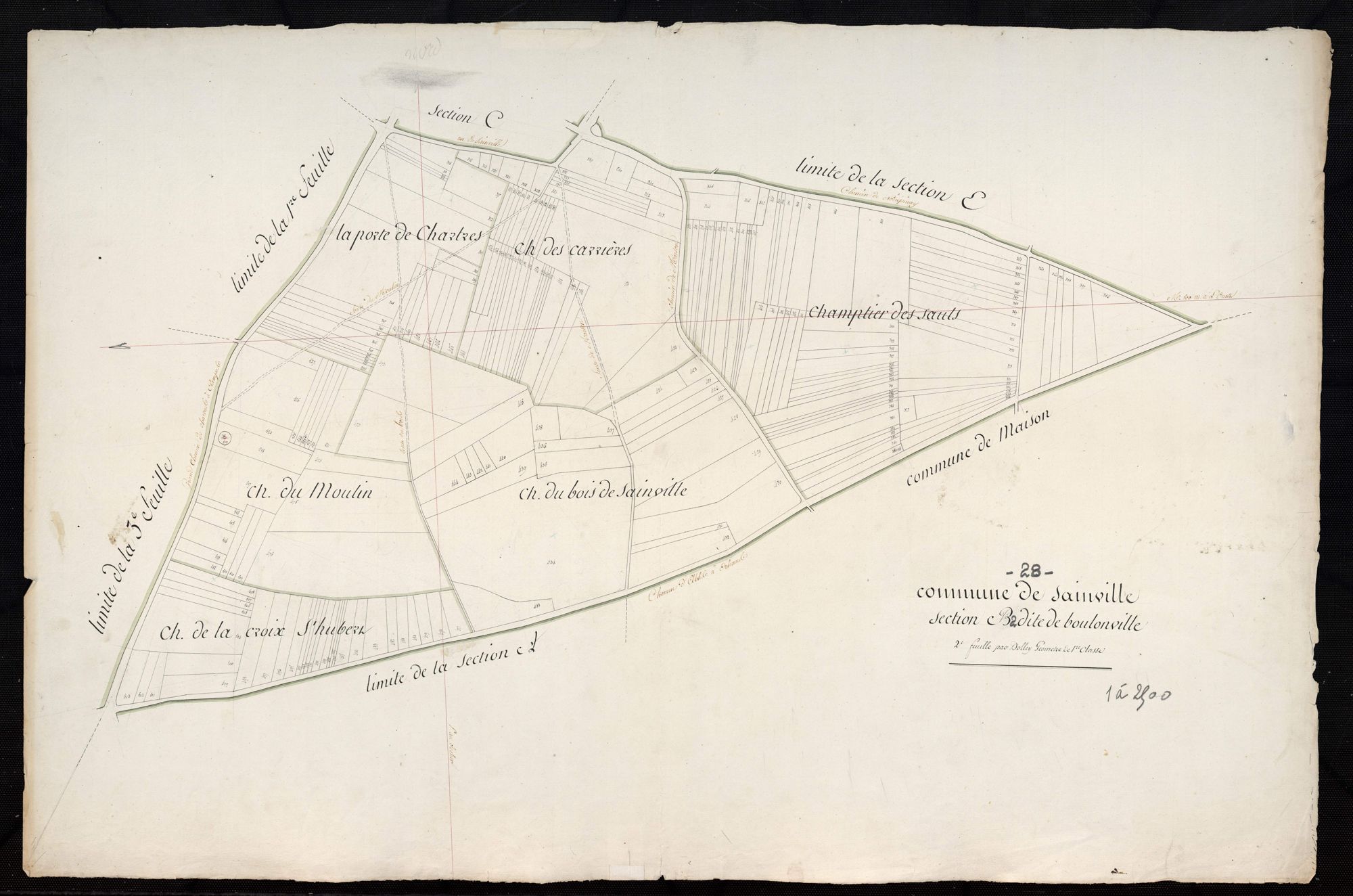 Section B, Boulonville, feuille 2.