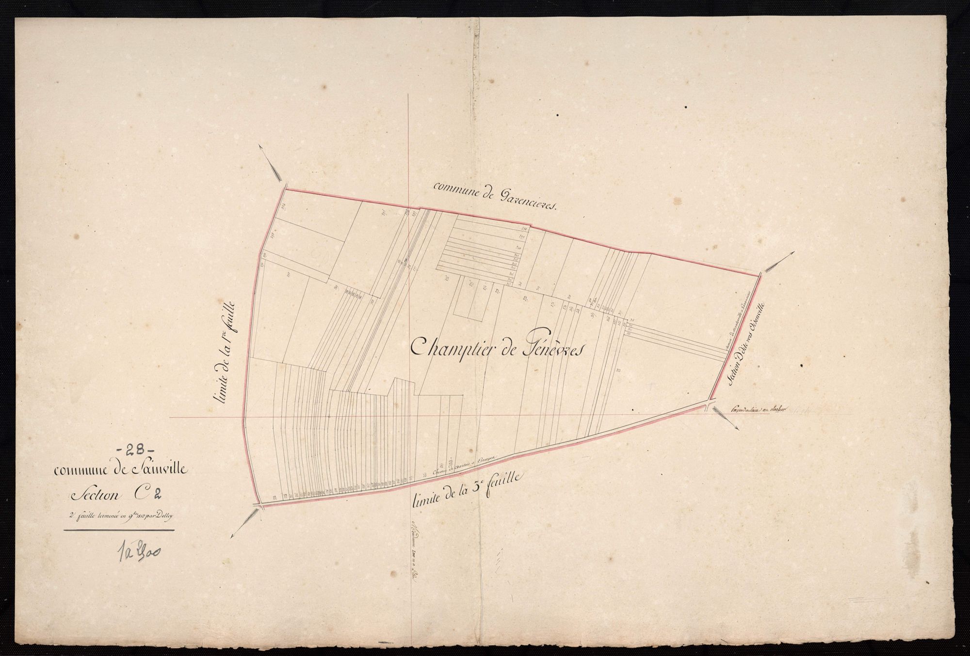 Section C, le Village, feuille 2.