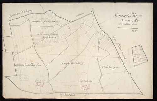 Section A, le Chêne, feuille 1.