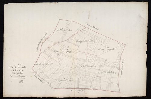 Section C, le Village, feuille 1.