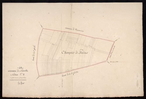 Section C, le Village, feuille 2.