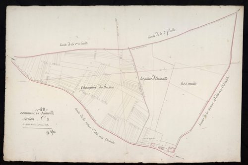 Section C, le Village, feuille 3.