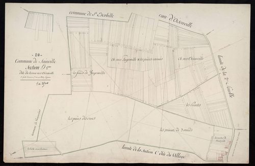 Section D, le Terroir vers Oïsonville, feuille 1.