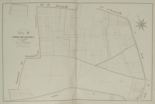Section D, le Terroir vers Oisonville, feuille 1.