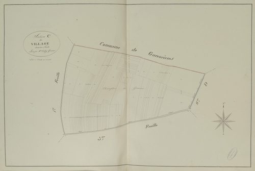 Section C, le Village, feuille 2.