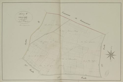 Section C, le Village, feuille 1.