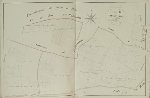 Section B, Boulonville, feuille 1.