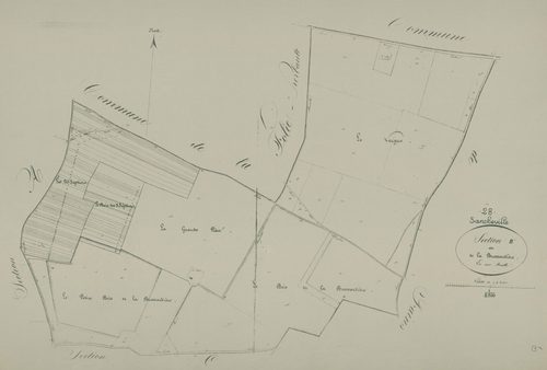 Section B, la Brossardière, en une feuille.