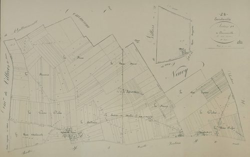 Section F, Dommarville, feuille 1.