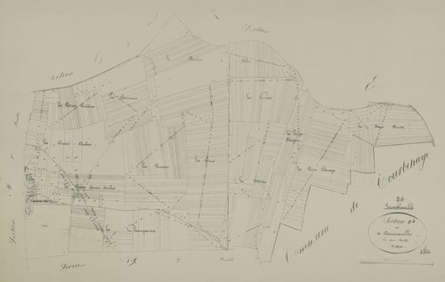 Section F, Dommarville, feuille 2.