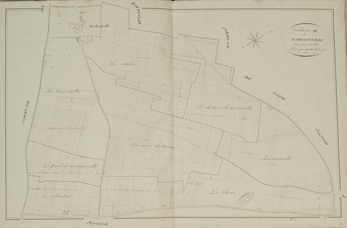 Section D, Barbainville, en une feuille.