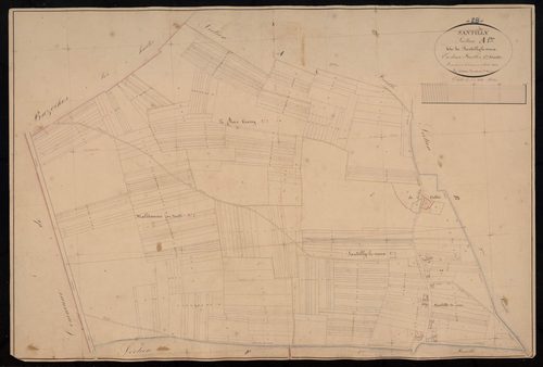 Section A, Santilly-le-Vieux, feuille 1.