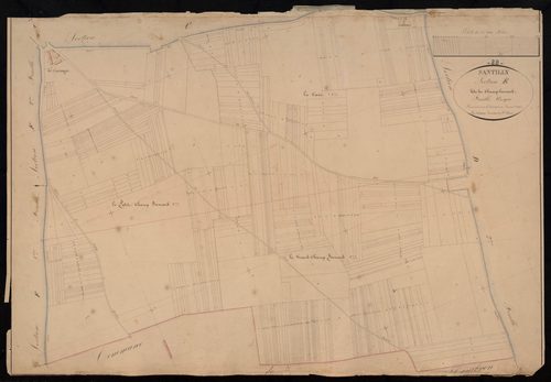 Section E, Le Champ-Besnard, en une feuille.