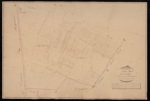 Section F, le Bas d'Eards, feuille 1.