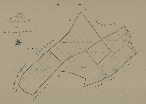 Section C, la Pièce de Belleville, en une feuille.