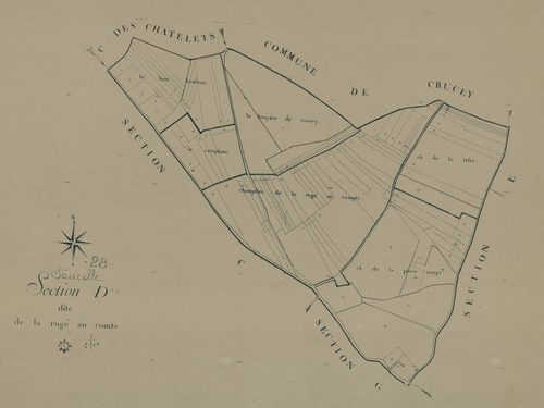 Section D, la Rogé au Comte, en une feuille.