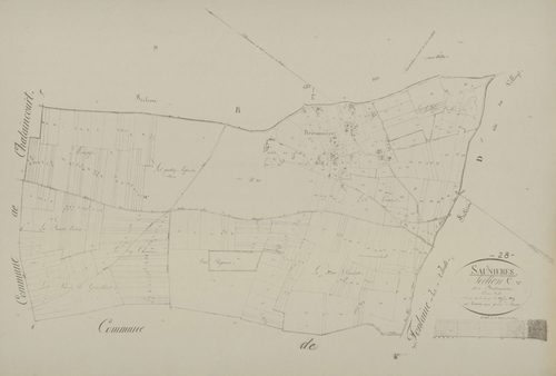 Section C, les Bretonnières, en une feuille.