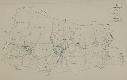 Section C, Saumeray et Launaie, feuille 2.