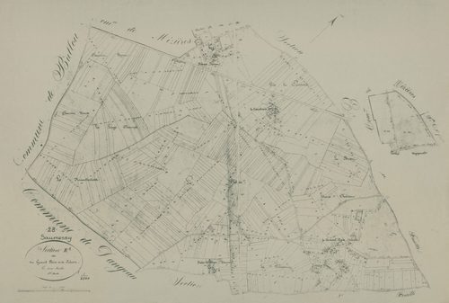 Section E, le Grand Bois et Néron, feuille 1.